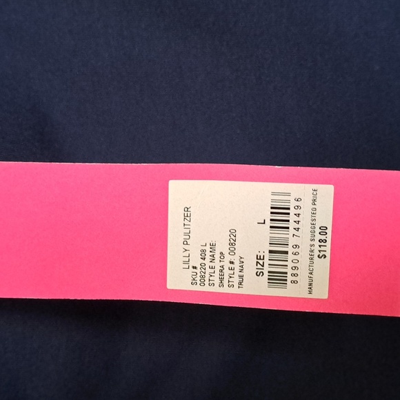 Nwt Lilly Pulitzer One Shoulder Top - Picture 5 of 5